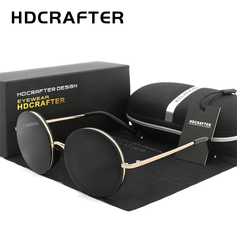 HDCRAFTER Круглые Солнцезащитные очки женские модные солнцезащитные для женщин