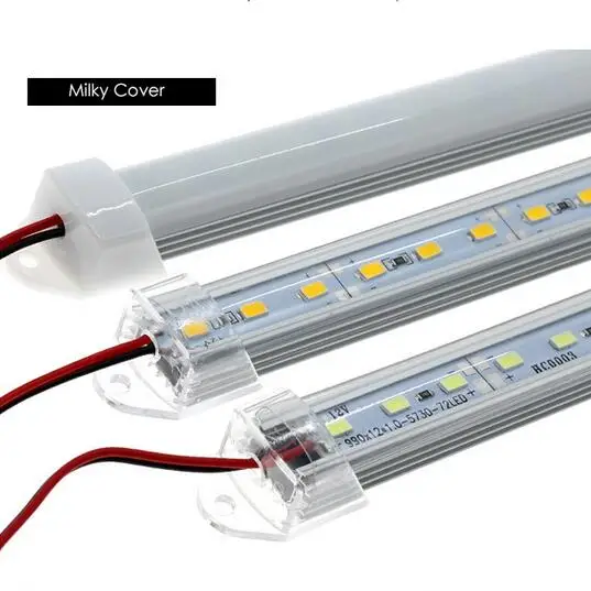 9 Вт 50 см 36 LED 5730 5630 SMD Водонепроницаемая жесткая полоса для шкафа Светодиодная