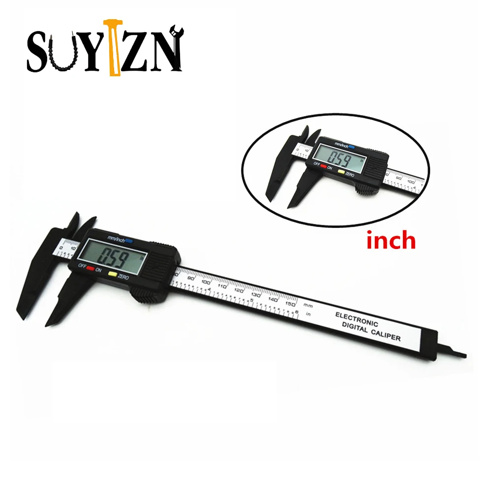 Цифровой штангельцыркуль Штангенциркуль 6 дюймов 150 мм Циферблат Электронная