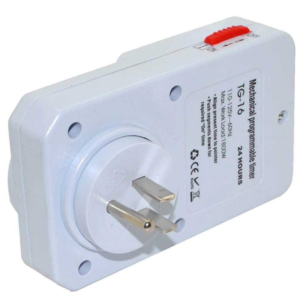 Новый TG 16 AC 110 В в 15A США Plug таймер 24 часа программируемый контроллер Бесплатная