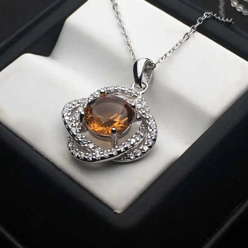 Женский кулон с зултанитом CSJ ювелирное изделие из стерлингового серебра 925 пробы