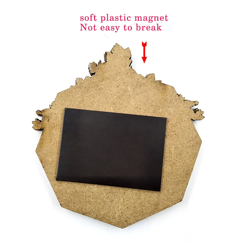 Деревянный магнит на холодильник для детей сувенирные наклейки туристическую