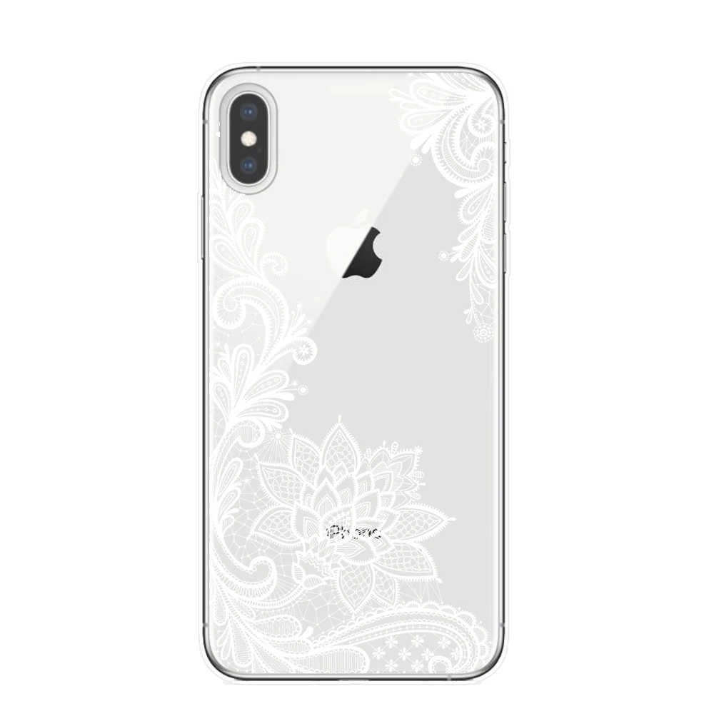 Чехол для телефона в стиле ретро с изображением мандалы и цветов iPhone 11 Pro X XR XS Max 8 7