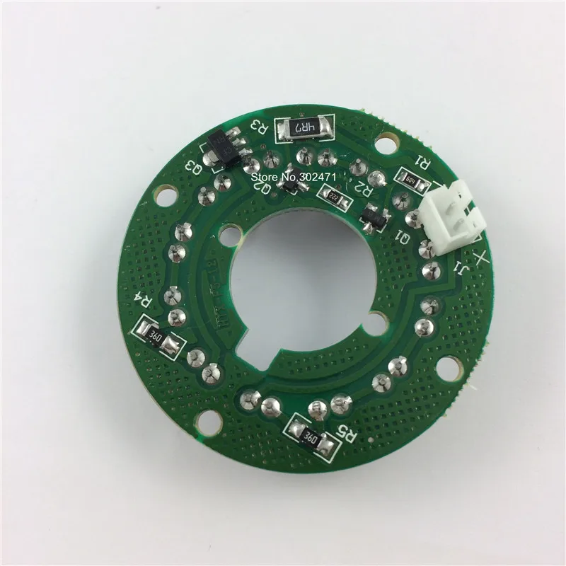 Лампа 60 градусов инфракрасная 12x5 IR LED плата для купольные камеры видеонаблюдения