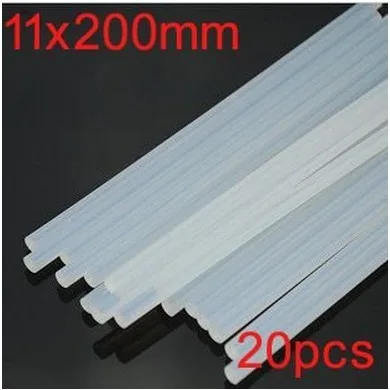 20 шт грубая сила прецизионная белая термоплавкая клеевая палочка экологическая