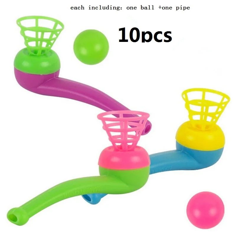Pipe Blowing Ball Дети День рождения сувениры наполнитель подарок игрушки мешок игрушки карнавал призы события вечерние Игрушки для мальчиков и девочек воздушный шар-свисток maraca - Цвет: Pipe Blowing Ball