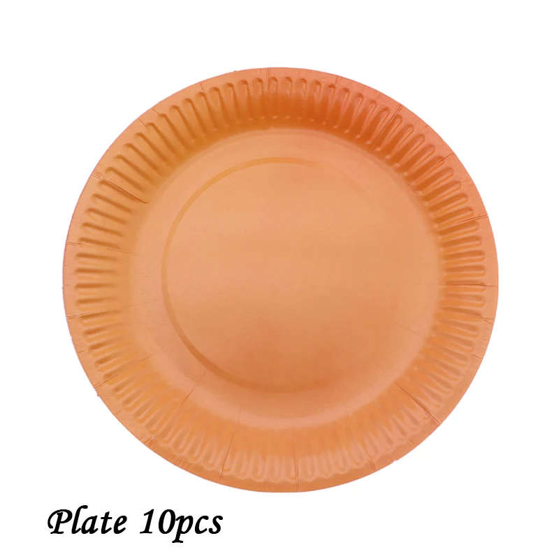 Plate10pcs 10 шт./Партия красная розовая тарелка чашка соломенная одноразовая коробка для посуды сплошной цвет день рождения предметы домашнего обихода Детская Игрушка В ванную - Цвет: Plate10pcs