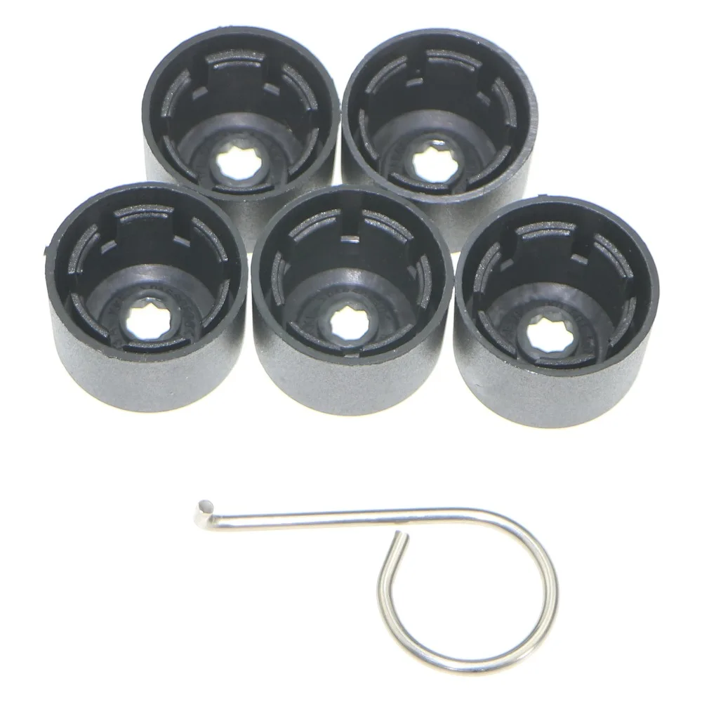 5 шт. колпачки для болтов автомобиля VW Passat CC Polo Golf Jetta Caddy Beetle EOS Tiguan 1K0 601 173 A|lug nut