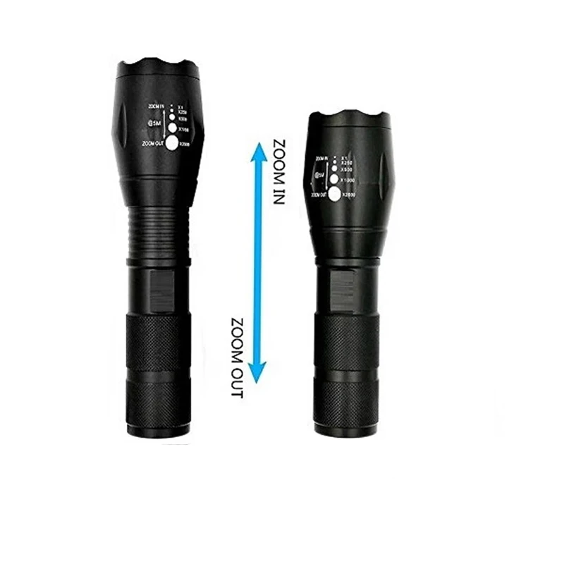 LED Rechargeable Flashlight SWEEPDARK XML T6 linterna torch 4000 lumens 18650 Battery Outdoor Camping Powerful Led Flashlight|Фонарики и