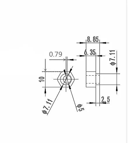 20 шт. эксцентриковые Распорки Openbuilds OX CNC 0 25 дюйма/6 35 мм или 6 отверстие 5 для V
