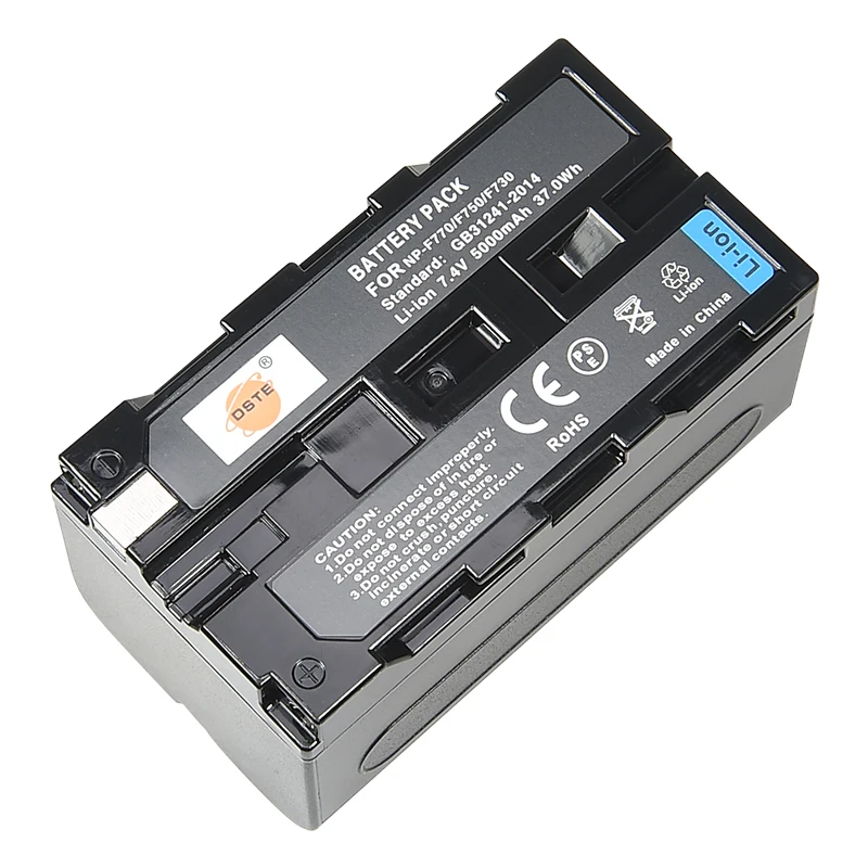 DSTE 5000 мАч NP-F750 NP-F770 NP F750 F770 Батарея для Sony CCD-TR917 CCD-TR940 CCD-TRV101 CCD-TRV215 CCD-TRV25 CCD-TRV36 |