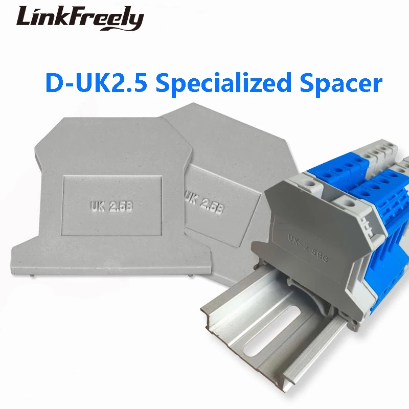 D-UK2.5 2.5B D-UK1.5 100 шт. Клеммная колодка для проводов UK1.5 UK2.5 UK3N UK5N UK6N UK10N UK16N
