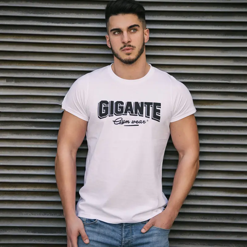 Женская Повседневная одежда для фитнеса Los hombres de manga corta Camiseta gimnasios 2018|Мужские