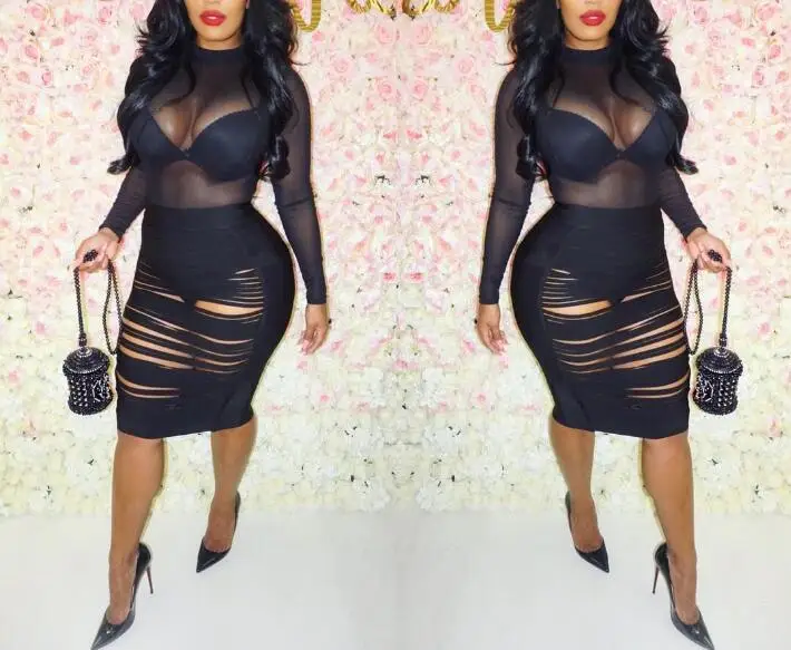 2018 летнее платье женское Клубное элегантное облегающее с разрезом на ремешке