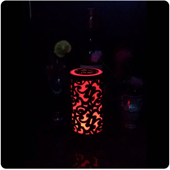 

ABS Rechargeable battery 7 color changing cordless led table lamp Night Lights for Christmas Decoration free shipping 4pcs/Lot