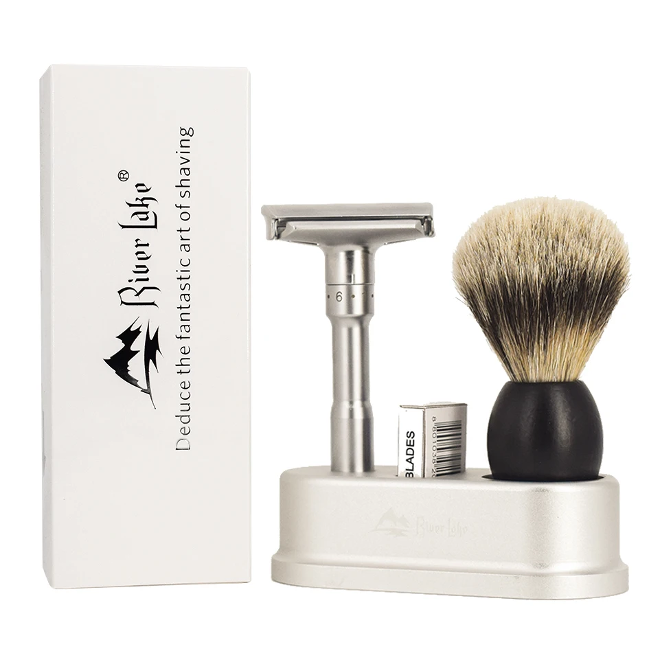 Мужская бритва с регулируемым лезвием речного озера Классическая Безопасная