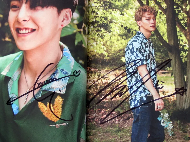 Предпродажа подписанный на EXO с автографом 4 й альбом военный CD + постер Kpop новая