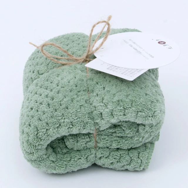 2 шт./компл. японское полиэфирное полотенце впитывающее однотонное мягкое