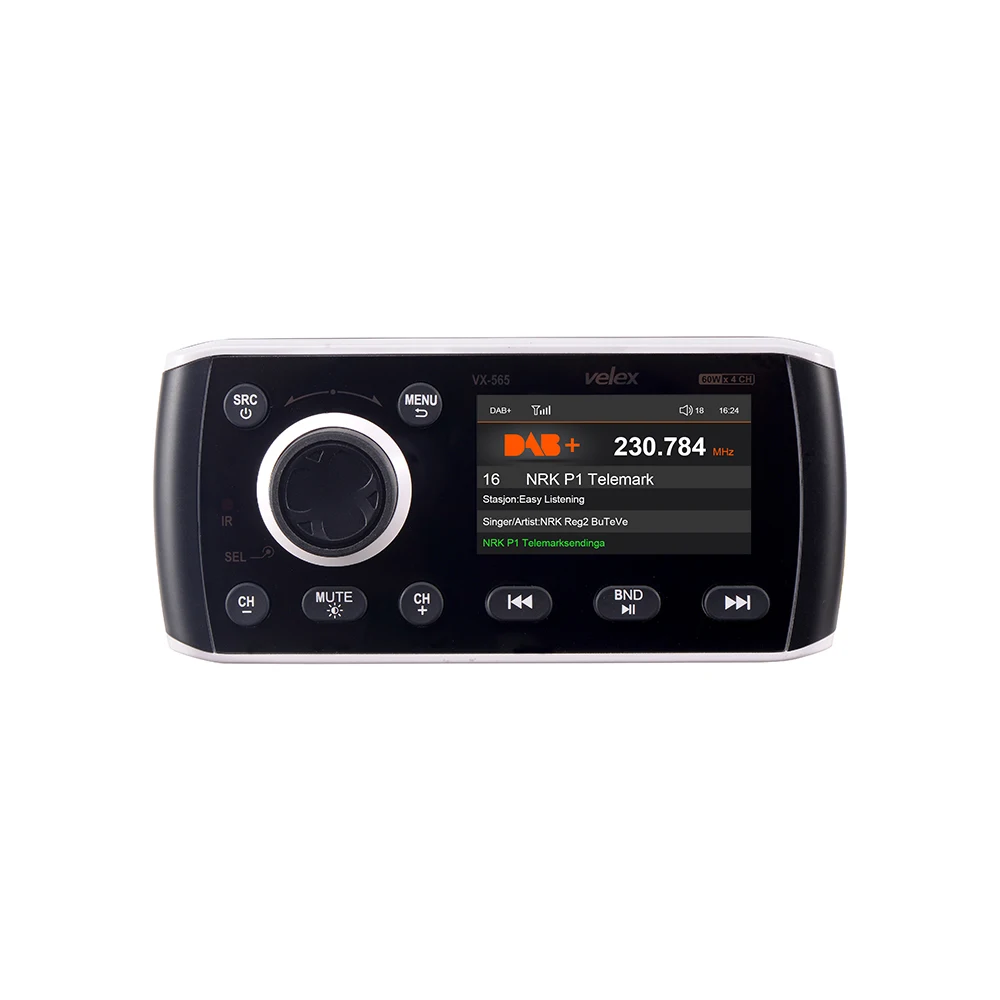 Морской Стерео, медиа-центр, усилитель Bluetooth, радио DAB+/AM/FM тюнер, 50 Вт X 4 канала для лодки, UTV, ATV, Spa, горячие трубки