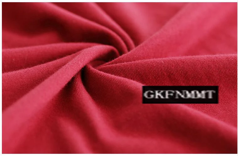 Женское платье с коротким рукавом Gkfnmt красное/черное Хлопковое большого размера