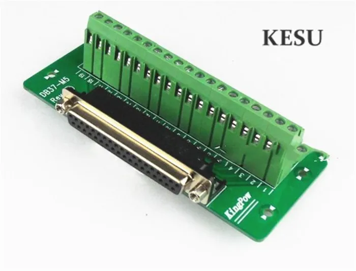 5 шт./лот 37Pin 37 pin DB37 мужской женский D-SUB DR-37 сигнальный терминал разрывной адаптер