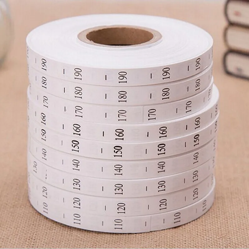 3000 шт./рулон ярлыки из синтетического волокна для одежды 55-205 | Дом и сад