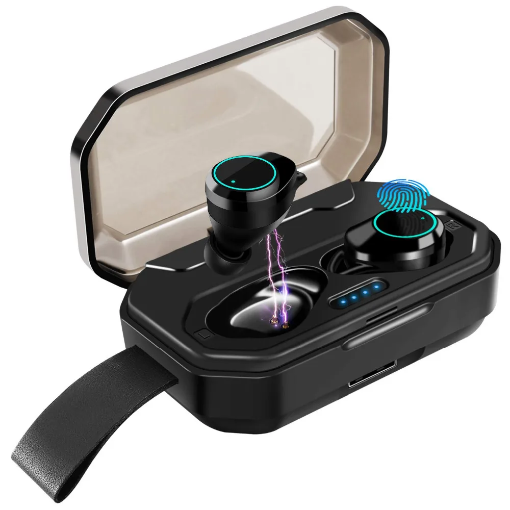 Беспроводные наушники Bluetooth 5,0 TWS 100H Playtime IPX7 с шумоподавлением и микрофоном, стереогарнитура, мини наушники-вкладыши