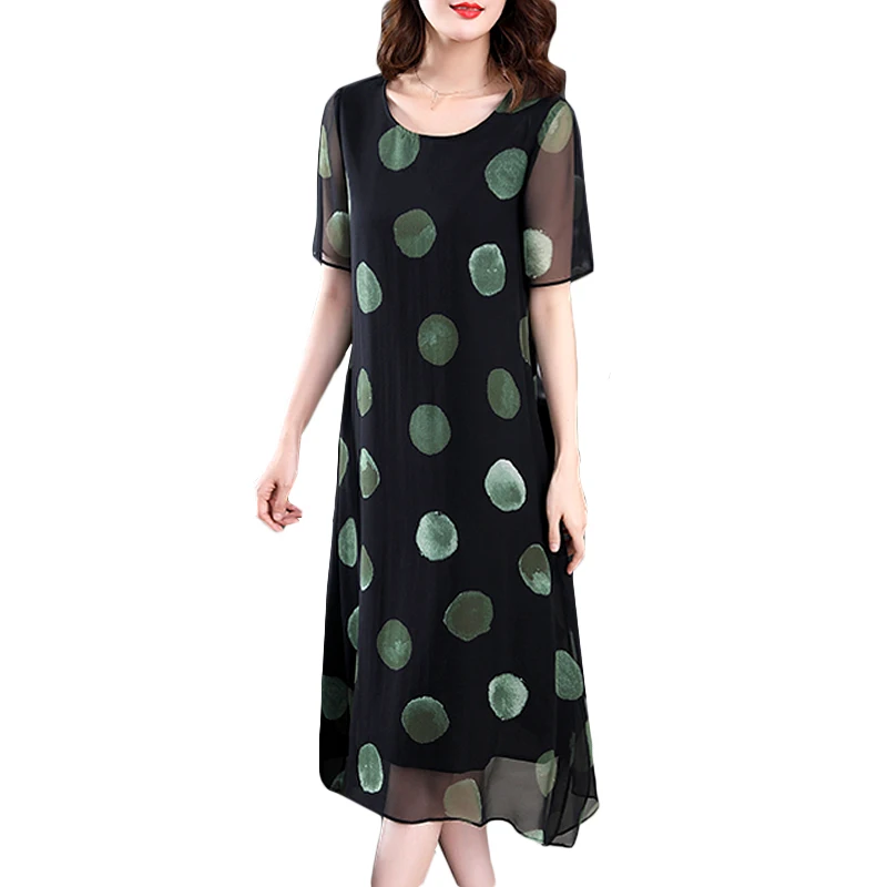 Женское платье в горошек повседневное облегающее вечернее из искусственного