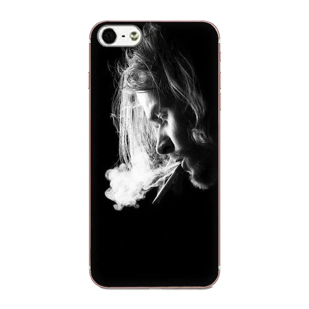 Курт Кобейн мягкая краска для кожи Нирвана LG Nexus 5 5X G2 G3 mini spirit G4 G5 G6 K4 K7 K8 K10 2017 V10 V20 V30