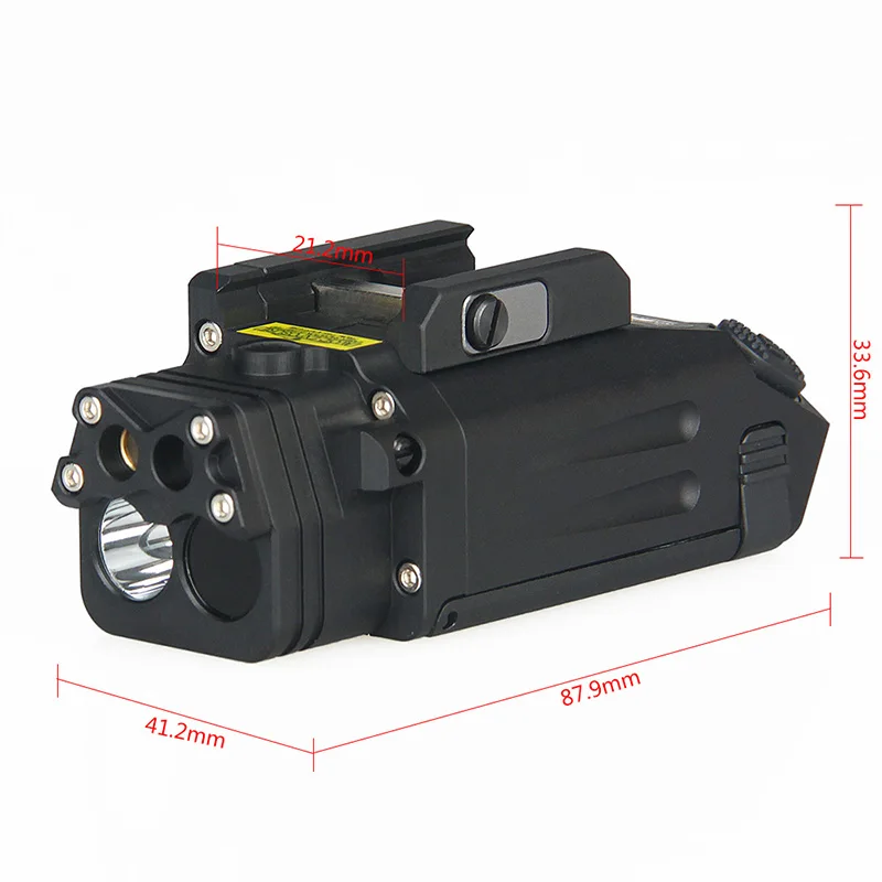 Охота Wapen огни DBAL-PL Tactische Red dot лазерный светодиодный пистолет Tac факел с Rode