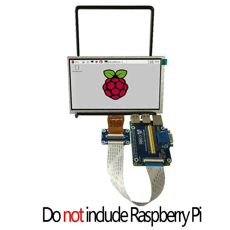 Raspberry Pi 7 дюймов LCD 1024x600 дисплей и VGA разъем DPI драйвер | Компьютеры офис