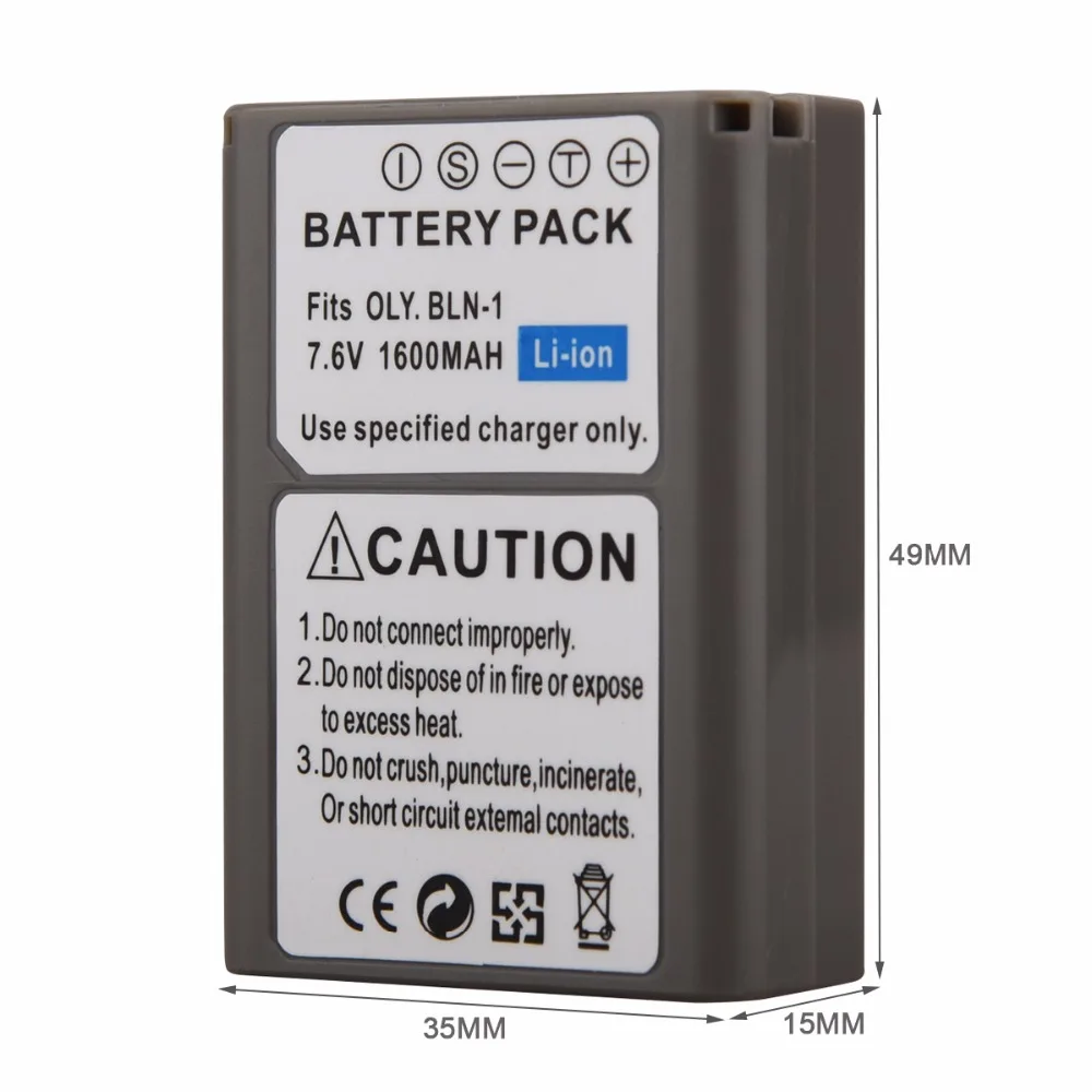 Аккумулятор для цифровой камеры OLYMPUS 1600 мАч|camera battery for olympus|digital camera batterycamera |