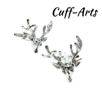 cufflinks for men stags head cufflinks mens cuff jewelery mens gifts vintage cufflinks by cuffarts c10310