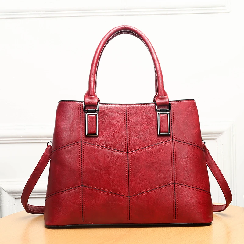Высококачественная Роскошная сумочка простая Модная линия вышивки элегантный и