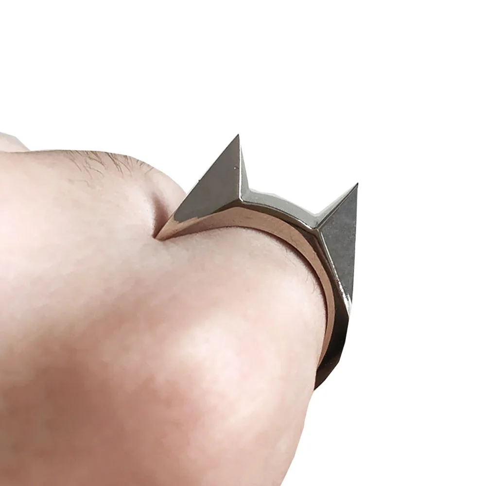 Кольцо для самообороны из нержавеющей стали 1 шт. инструменты защиты от разбитых