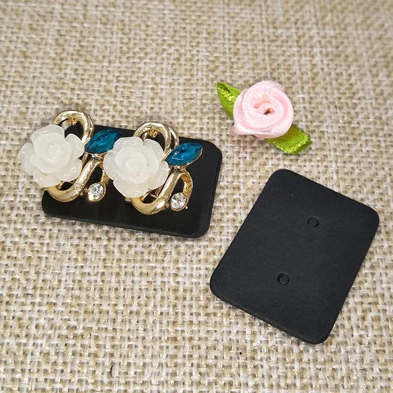 Красивая жемчужная бумага упаковочная карта для серьги маленькие ювелирные