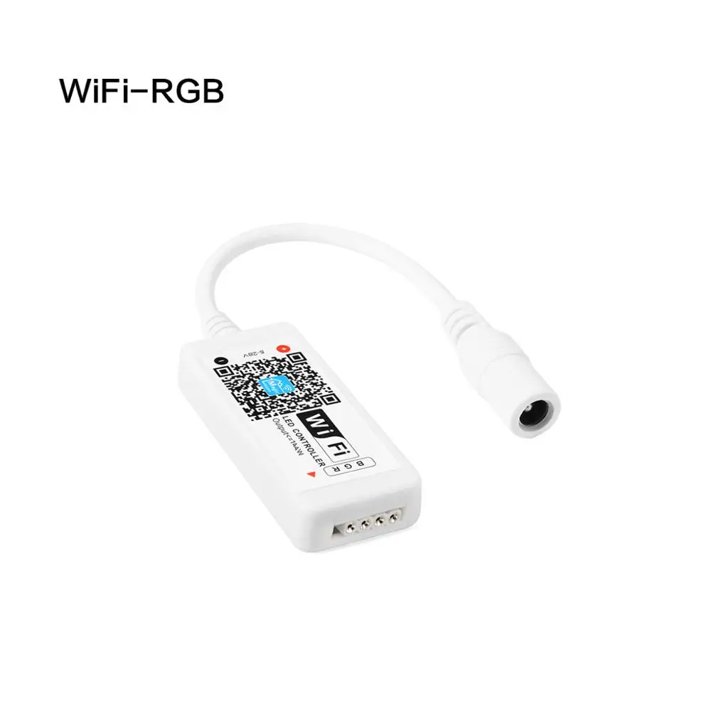 WIFI RGB Controller Водонепроницаемый 5 м RGB RGBW RGBWW wifi светодиодный светильник 5050 RGB лента диод Гибкая лампа wifi контроллер DC12V адаптер Комплект - Испускаемый цвет: WIFI RGB Controller