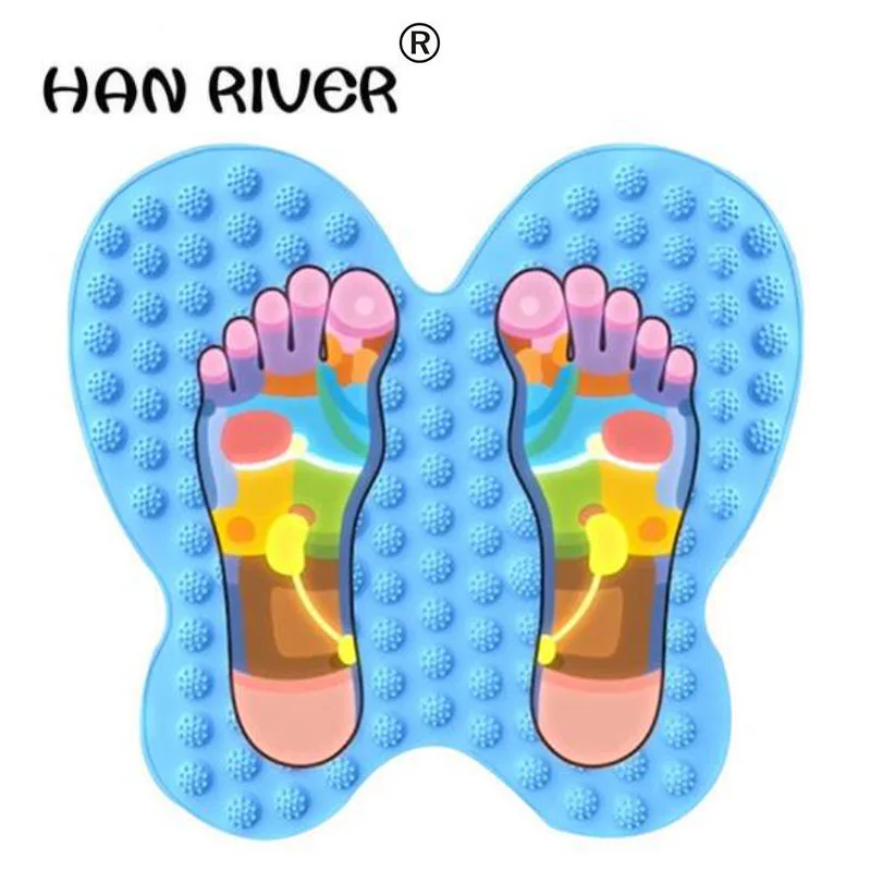 Креативные массажные коврики типа бабочки Массажная подушка для ног силиконовые