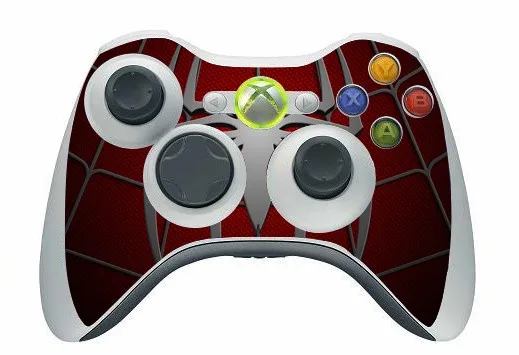 Человек-паук виниловая наклейка Кожа Наклейка для microsoft Xbox 360 контроллер Скины Наклейка для xbox360 контроллер наклейка