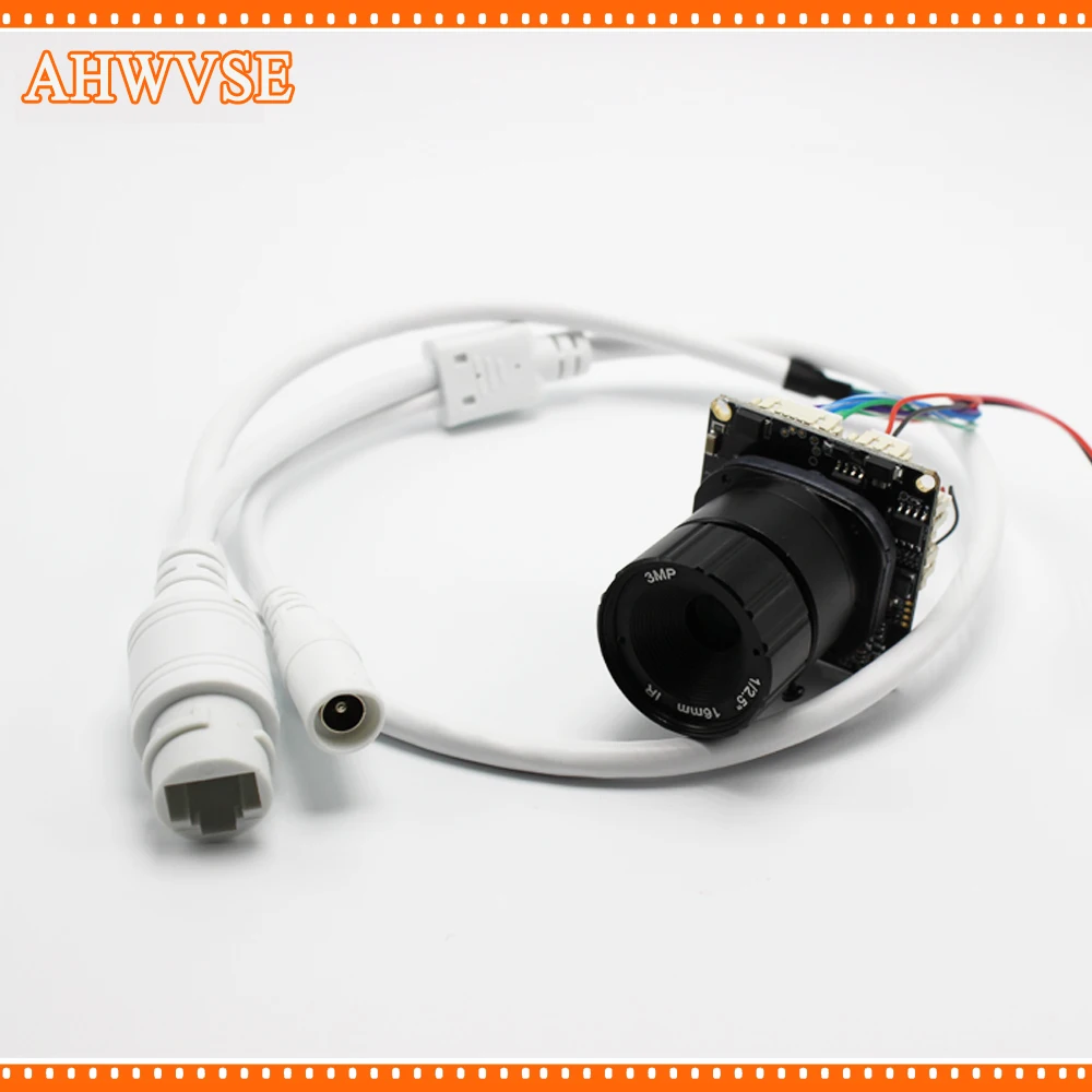 Ip камера для самостоятельной сборки HD 1080P IP с 16 мм CS объективом 720P 2MP безопасности