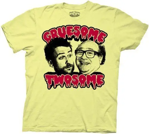 Мужская футболка унисекс It's Always Sunny in Philadelphia желтая крутая Повседневная с