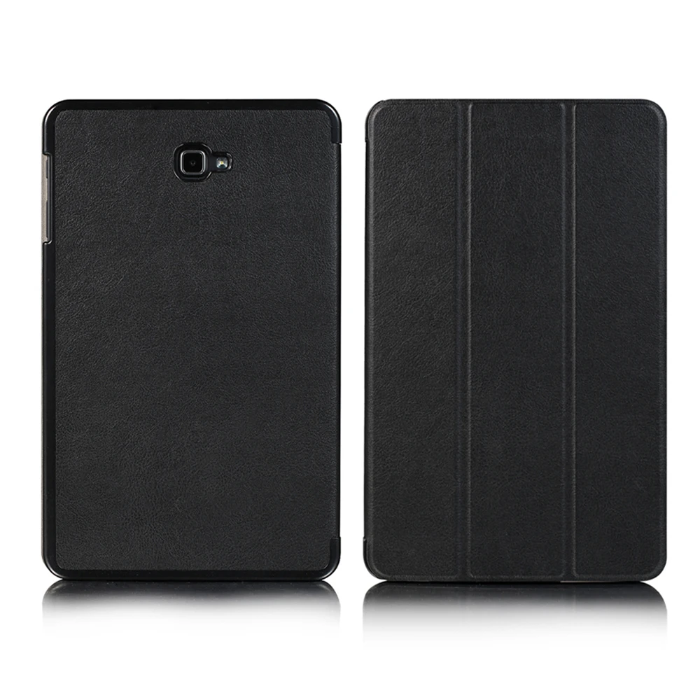 Умный Магнитный чехол для samsung Galaxy Tab A 10,1 T580 T585 SM-T580 SM-T585, защитный чехол с подставкой+ пленка+ ручка
