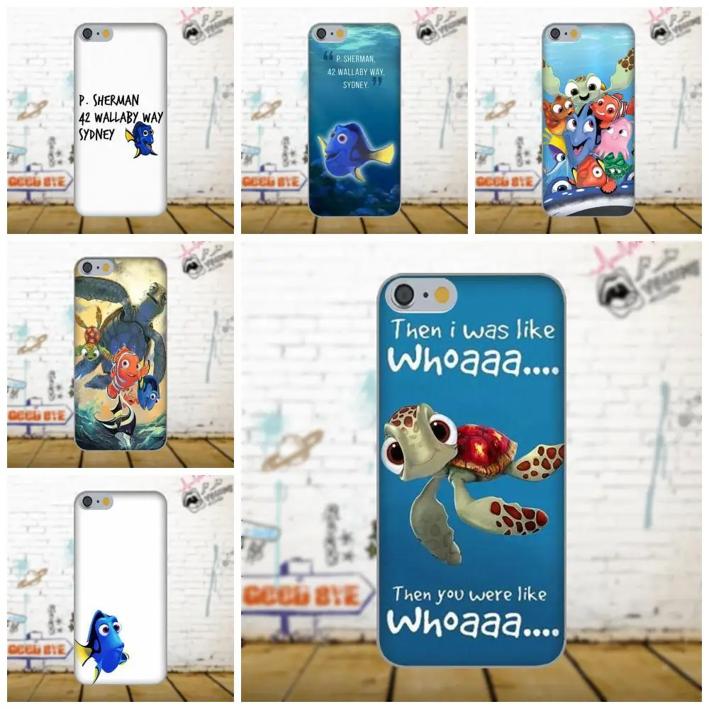 Мягкий чехол из ТПУ с изображением Дори найп Немо для Apple iPhone X 4 4S 5 5C 5S SE 6 6S 7 8 Plus LG G3
