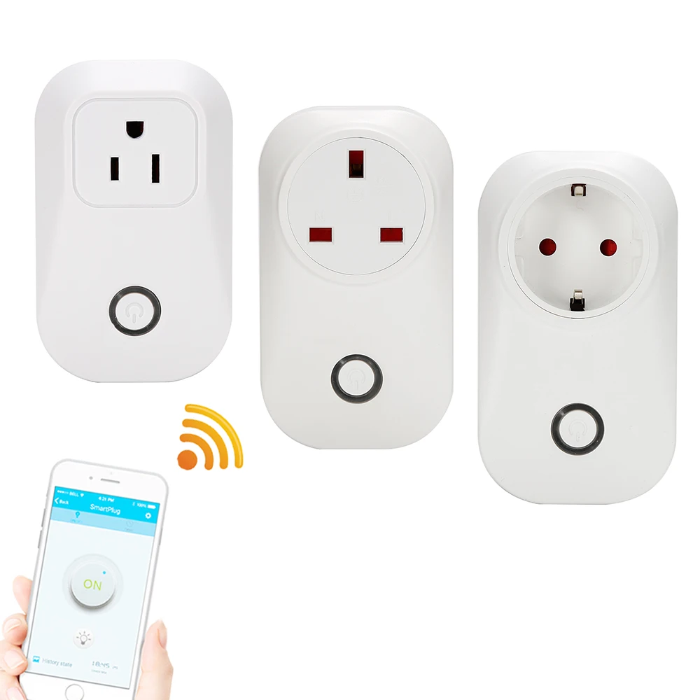 S20 WI-FI умная розетка Беспроводной переключатель модуль автоматизации "умный дом таймер Diy WI-FI штепсельная вилка стандарта ЕС пульт дистанционного управления