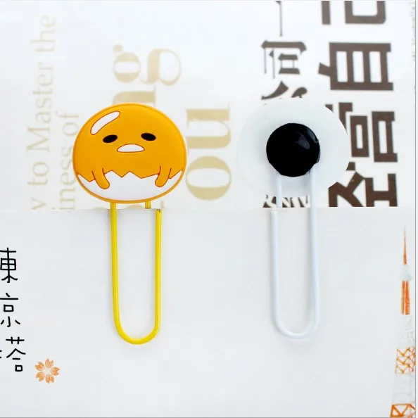 1 шт. рисунки из мультфильма ПВХ Kuromi Pororo Rilakkuma закладки бумажные зажимы студенческие канцелярские принадлежности клипса для заметок детские игрушки подарок