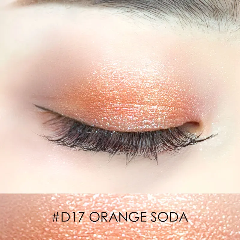 D17 FOCALLURE, новинка, зеленые блестящие одиночные тени для век, высокое качество, Профессиональные Тени для век, макияж для глаз, легко носить тени для глаз - Цвет: D17