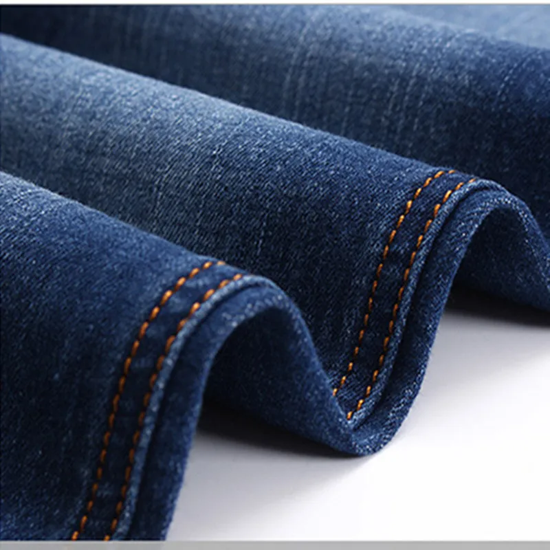 Arrow Car Classic Business Men's Jeans Stretch Straight Slim washed Casual Denim Pants Solid For Men | Мужская одежда