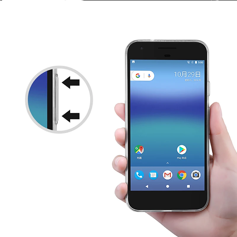 Прозрачный полный чехол для Google Pixel& Pixel XL силиконовый прозрачный мягкий чехол для Google 2 2XL 3 3A XL защитный чехол для телефона