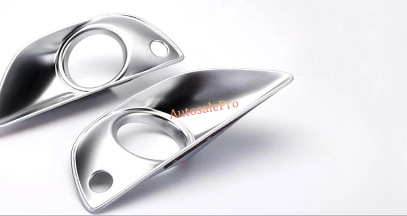 ABS хром матовая передняя противотуманная светильник РА бампер верхняя крышка