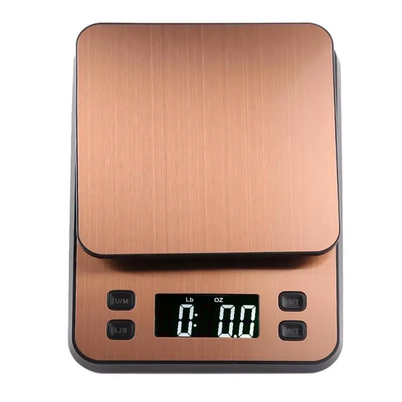 

3kg/0.1g LCD Digital Electronic Kitchen Scale Coffee Scale Timer Weight Balance with USB power supply